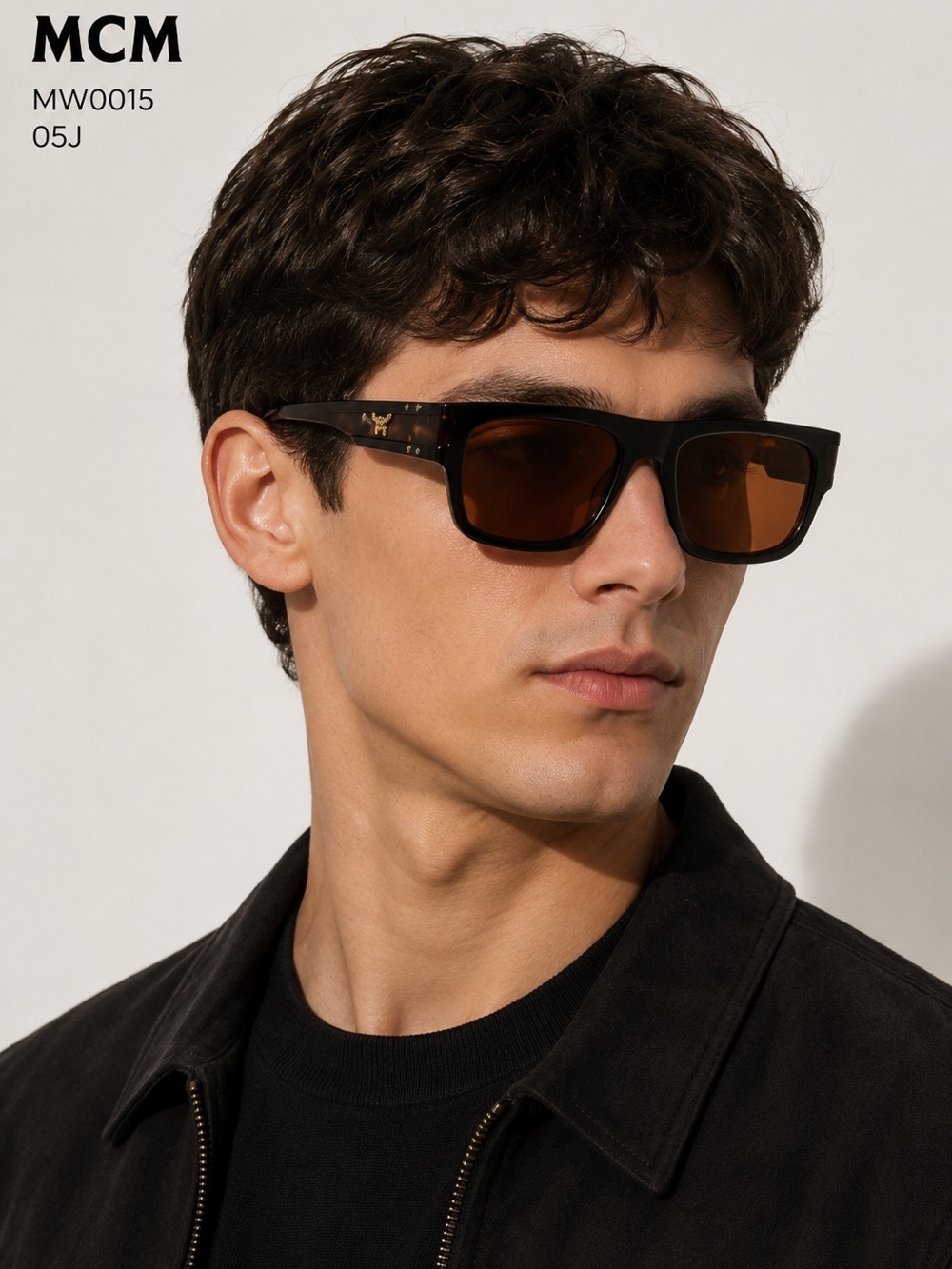 MCM Havana Tortoiseshell Sunglasses with Brown Pouch 54 16 135